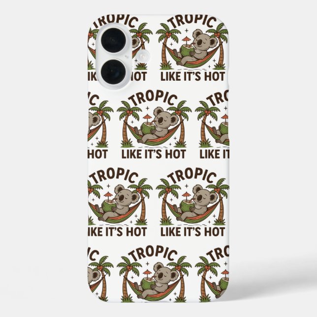  Chill Koala Vibes iPhone 16 Plus Hülle (Rückseite)