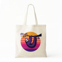 Chill like a sloth - Retro Sunset Sloth