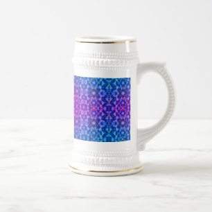 Chill Magenta-Blue Vibes Bierglas