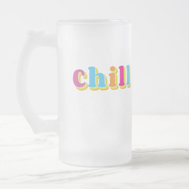Chill Mattglas Bierglas (Links)