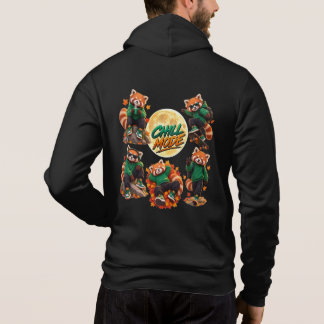 Chill Mode Roter Panda Hoodie