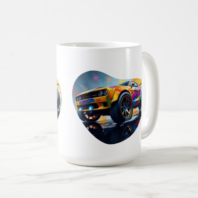 Chill-Modus-aktivierte Tasse (VorderseiteRechts)