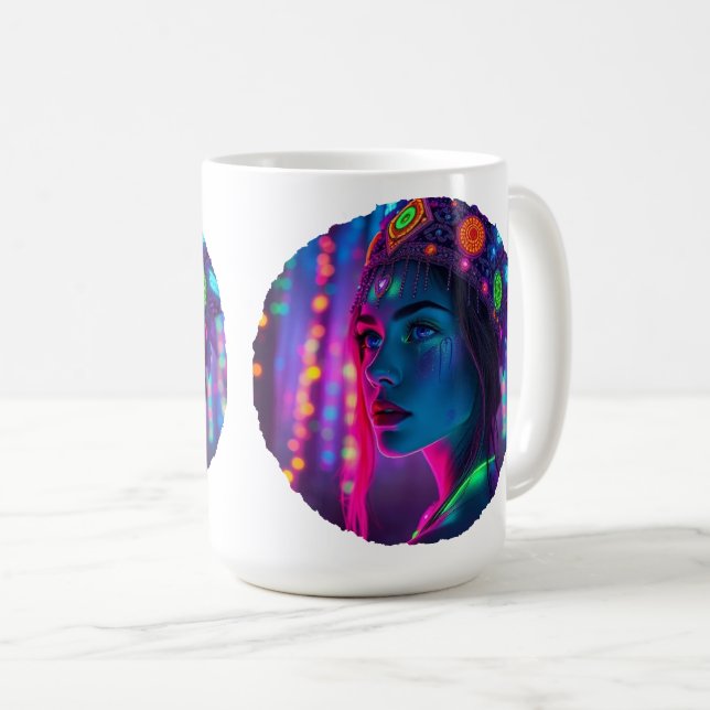 Chill-Modus-aktivierte Tasse (VorderseiteRechts)