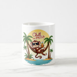Chill Monkey Tropical Sunset Mug