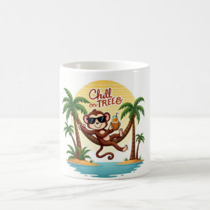 Chill Monkey Tropical Sunset Mug