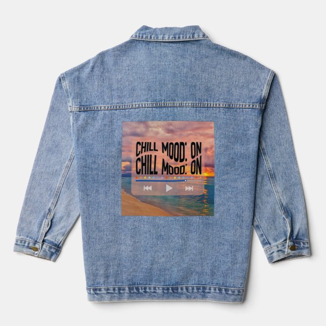 Chill Mood On Retro Beach Art (Verso)