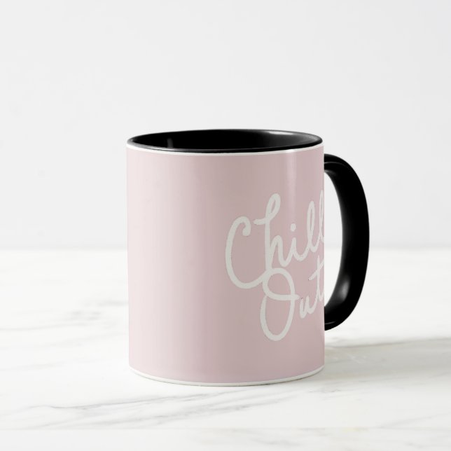 Chill Out Blush Tasse (VorderseiteRechts)
