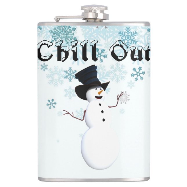 Chill Out Flask Flachmann (Vorderseite)
