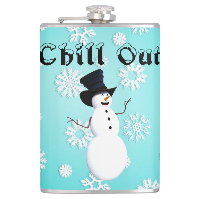 Chill Out Flask Flachmann (Vorderseite)