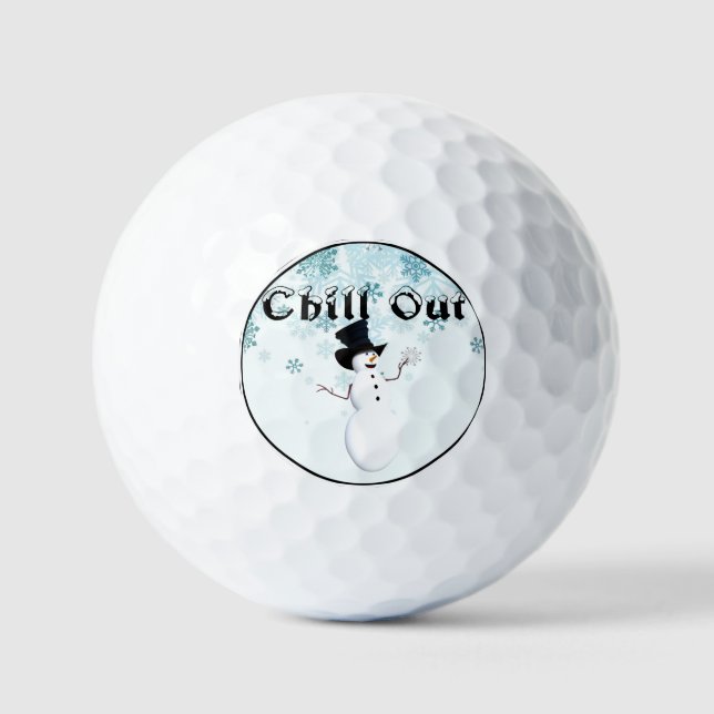 Chill Out Golf Balls Golfball (Vorderseite)