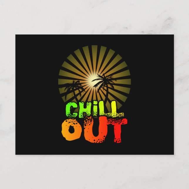 Chill out Jamaica Postkarte (Vorderseite)