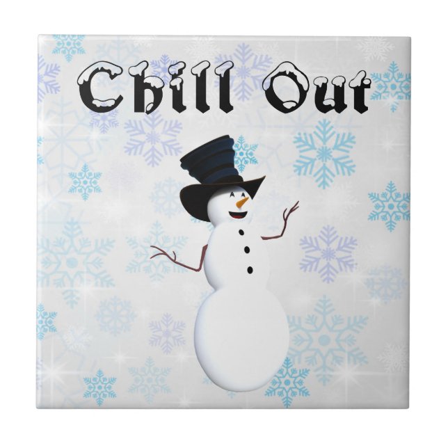Chill Out Keramik Tile Fliese (Vorderseite)
