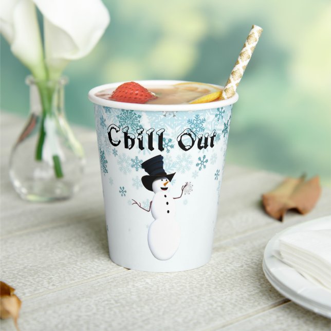 Chill Out Paper Cup Pappbecher (In Situ)