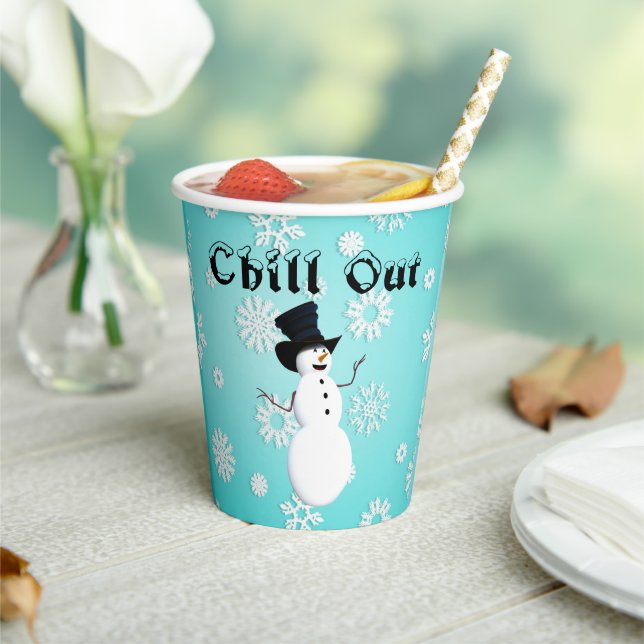 Chill Out Paper Cup Pappbecher (In Situ)