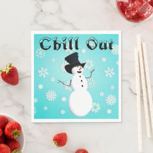 Chill Out Paper Napkin Serviette