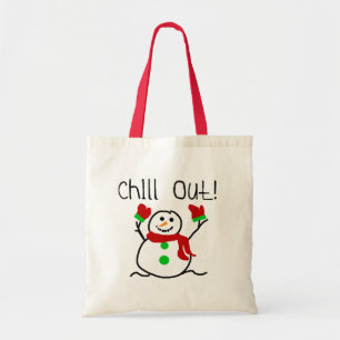 Chill Out Snowman Tragetasche