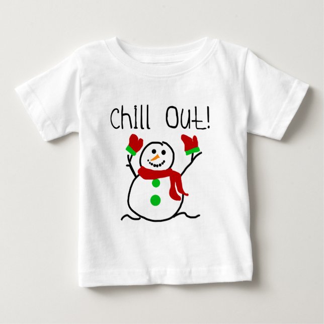 Chill Out Snowman Tshirts et cadeaux (Devant)