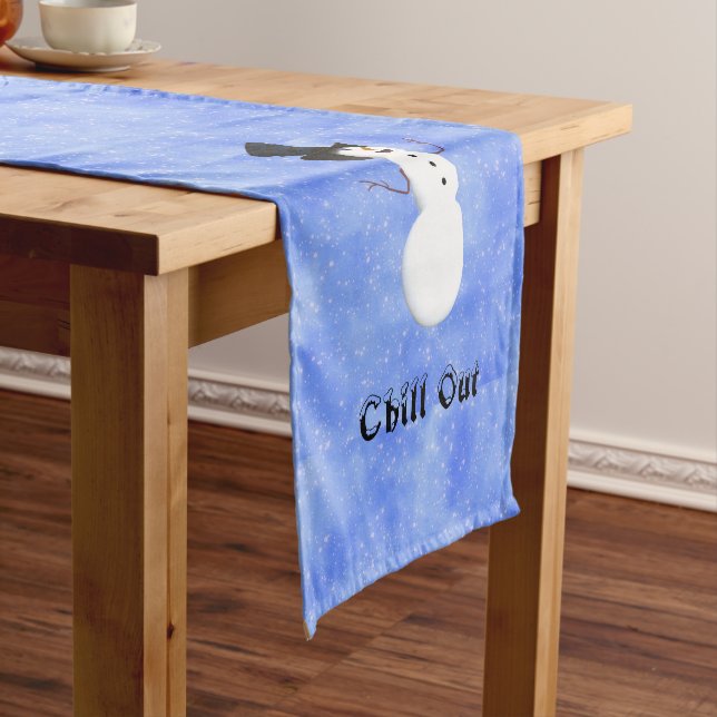 Chill Out Table Runner Kurzer Tischläufer (Beispiel)