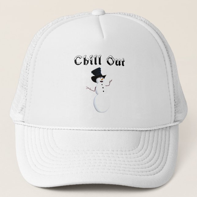 Chill Out Trucker Hat Truckerkappe (Vorderseite)