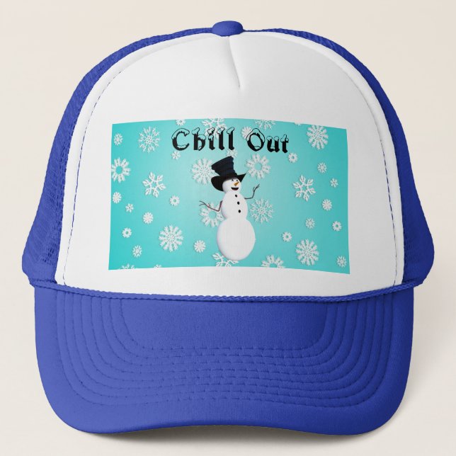 Chill Out Trucker Hat Truckerkappe (Vorderseite)