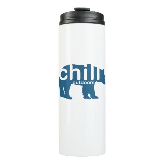 Chill Outdoorbär Thermosbecher (Vorderseite)