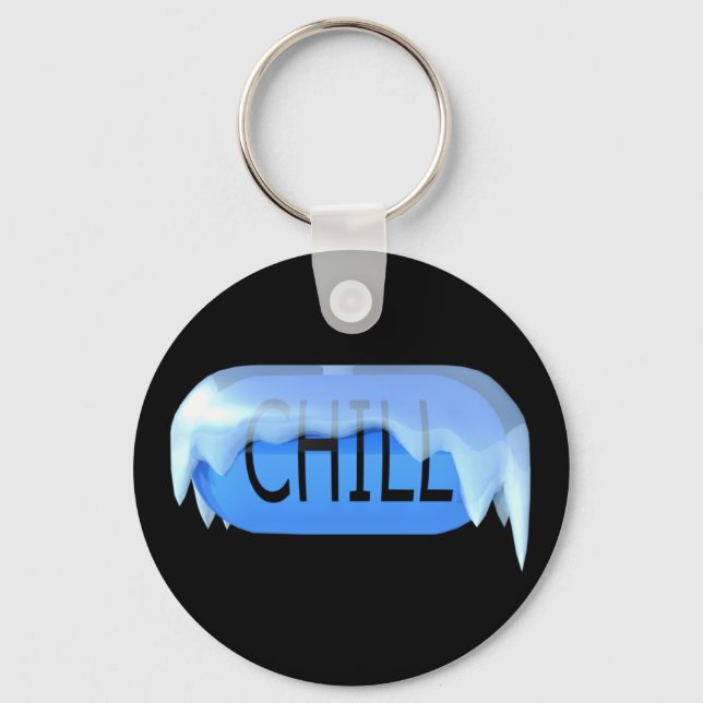 Chill Pill Blue Schlüsselanhänger 02 (Vorderseite)