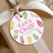Chill Pink Retro Popsicle Birthday Party