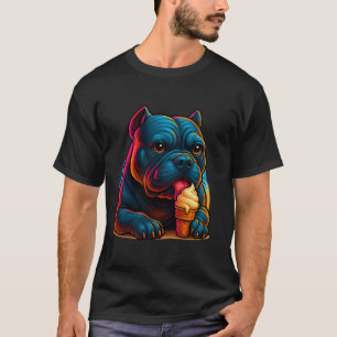 Chill Pup Glow – Bulldog Eiscreme Neon T-Shirt