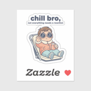 Chill Schwester Lustiger Baby-Aufkleber – Modus ni Aufkleber