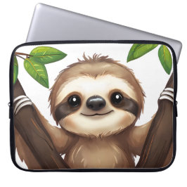 Chill Sloth Laptop Schlauch - Niedlich Anti-Hustle Laptopschutzhülle
