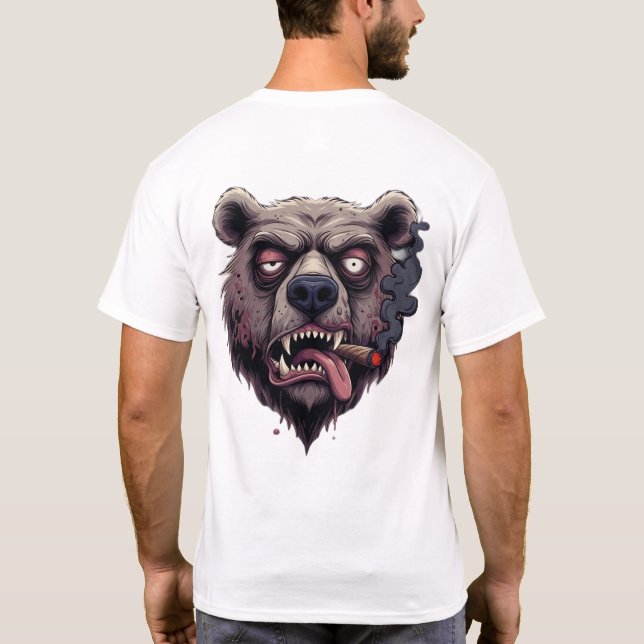 Chill Smokey Bear Vibes  T-Shirt (Rückseite)