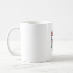 Chill The Fourth Out Patrioten-Enten-Vektor-Shirt_ Kaffeetasse