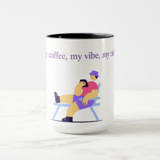 Chill Vibes Only Coffee Mug - Funny Relaxing Chara