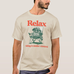 Chill Waschbär Vintage - Entspann Dich Nichts Ist  T-Shirt