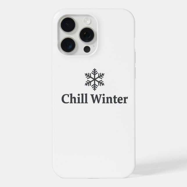 Chill Winter iPhone-Hülle iPhone 15 Pro Max Hülle (Rückseite)