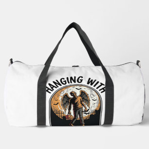 Chill Zombie-Shirt Vintage-Halloween-Grafik_1 Duffle Bag