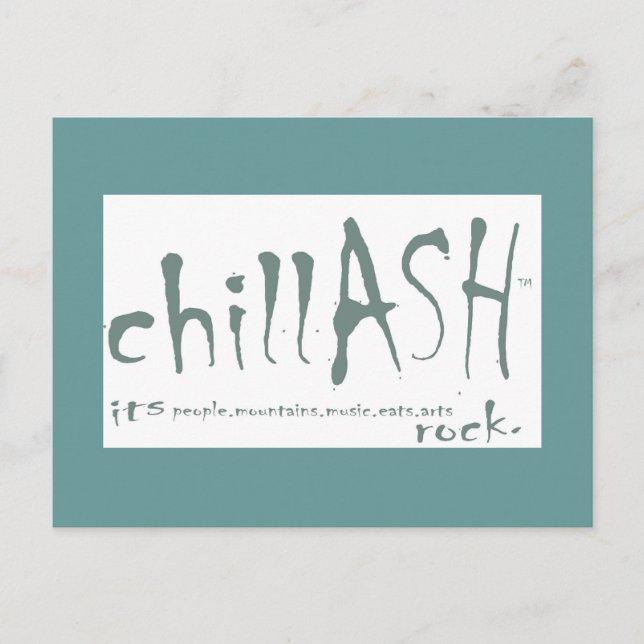 ChillASH Postkarte (Vorderseite)