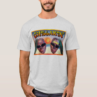 'Chillaxin'-Männer-T-Shirt, Asch T-Shirt