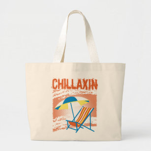 Chillaxin Strand-Tasche Jumbo Stoffbeutel