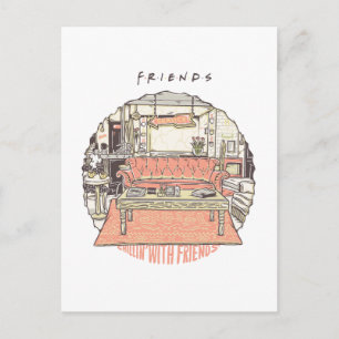 Chillen mit FRIENDS™ Cartoon Postkarte