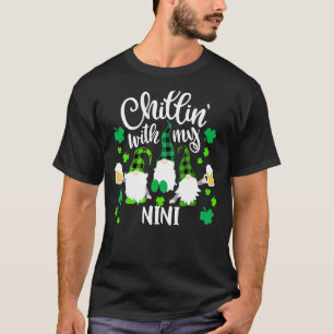 Chillen mit meinem Nini St. Patricks Day Gnomes Ga T-Shirt