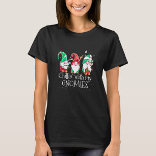 Chillen mit meinen Gnomies Garten Gnom Weihnachten T-Shirt
