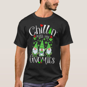 Chillen mit meinen Gnomies, St. Patrick Day Gnomes T-Shirt