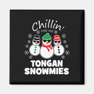 Chillen mit meinen tongaischen Schneemiezen Lustig Magnet