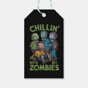 Chillen mit meinen Zombies Halloween Jungen Kinder Geschenkanhänger