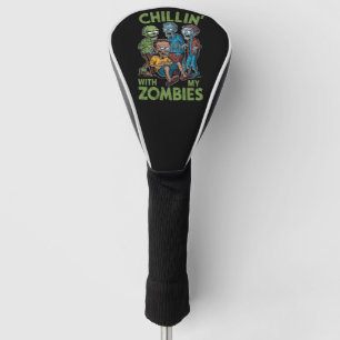 Chillen mit meinen Zombies Halloween Jungen Kinder Golf Headcover