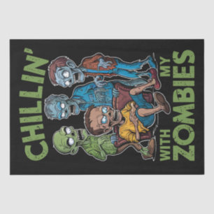 Chillen mit meinen Zombies Halloween Jungen Kinder Seidenpapier