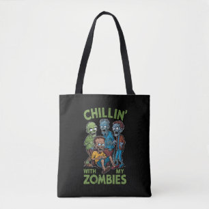 Chillen mit meinen Zombies Halloween Jungen Kinder Tasche