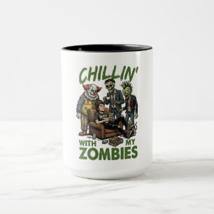 Chillen mit meinen Zombies Halloween Jungen Kinder Tasse