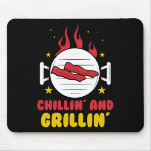Chillen Und Grillen Grillen Bbq Grill Barbecue Mousepad
